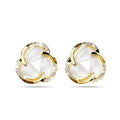 Tierra Zircon Gold Stud Earrings - Brilliant Co