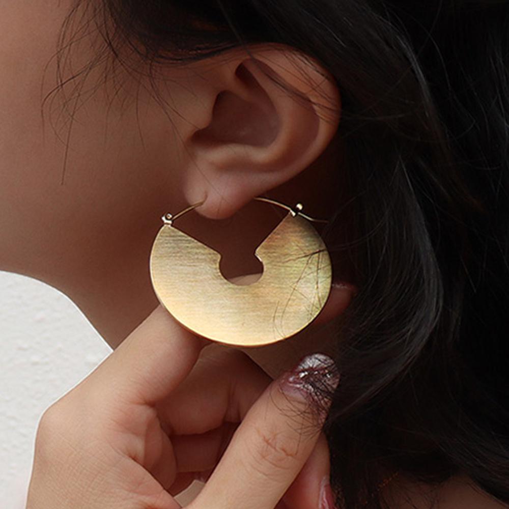 Grande Gold Titanium Hoop Earrings - Brilliant Co