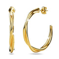 Elsa Gold Titanium Stud Earrings - Brilliant Co