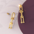 Bitsy Gold Dangle Earrings