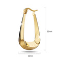 Photon Alyssa Hoop Gold Layered Earrings - Brilliant Co