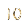 Royal Hoop Gold Layered Earrings 14mm - Brilliant Co