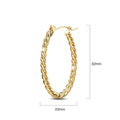 Mellenum Hoop Gold Layered Earrings - Brilliant Co