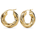 Celia Rope Twisted Hoop Earrings