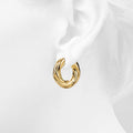 Celia Rope Twisted Hoop Earrings