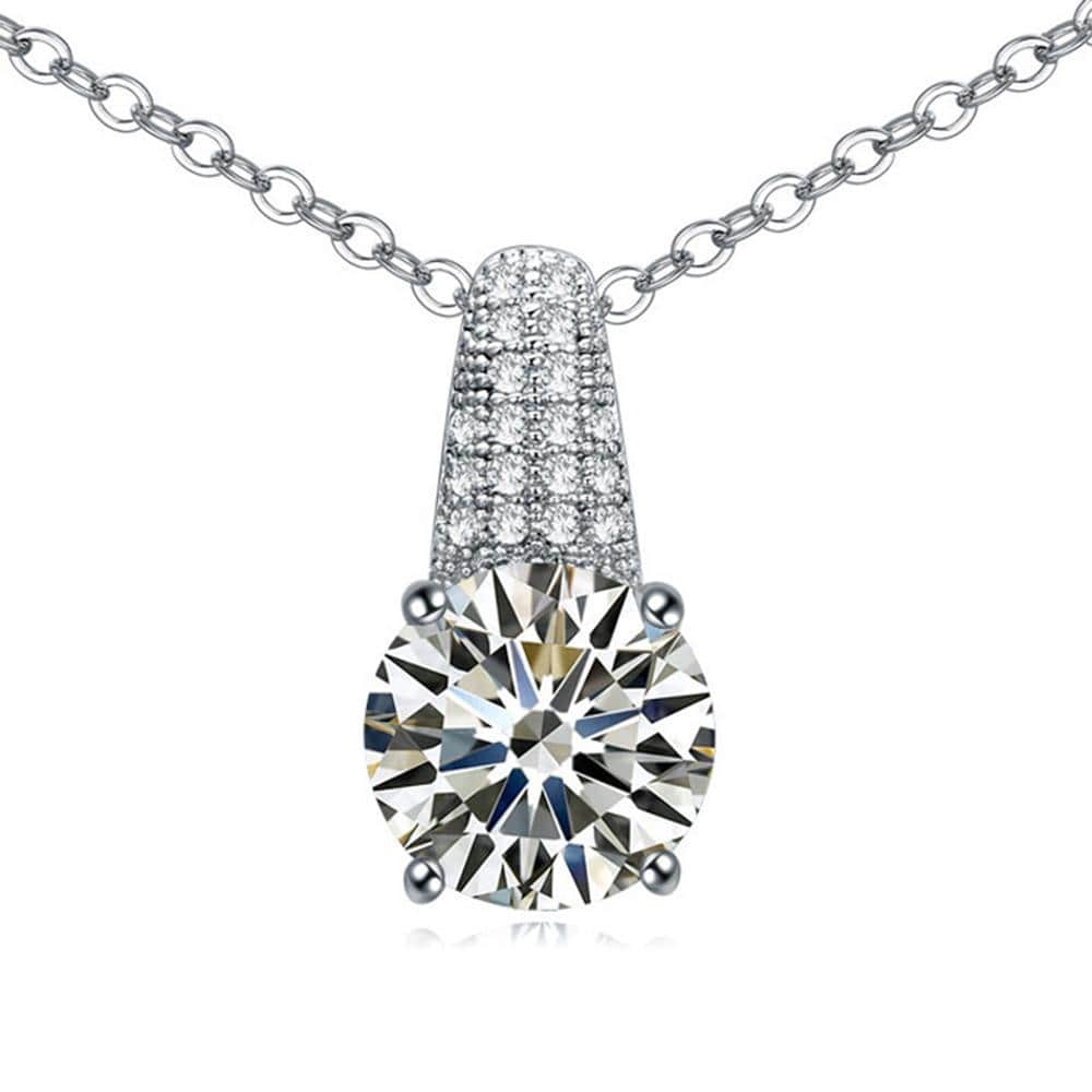 Rykiel White Gold Layered Necklace - Brilliant Co