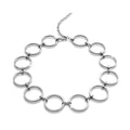 Open Circle Choker Necklace - Brilliant Co