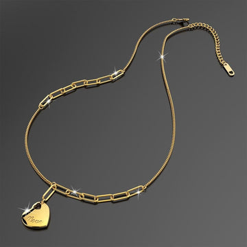 Petite Love Gold Layered Necklace - Brilliant Co