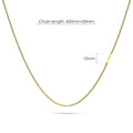 Bold Alphabet Letter Initial Charm Necklace in Gold Tone - 36