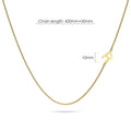 Bold Alphabet Letter Initial Charm Necklace in Gold Tone - 72