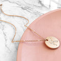 Initials Fabulous Alphabet Letter Necklace Rose Gold Layered Steel Jewellery - 45