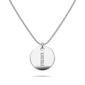 Initials Fabulous Alphabet Letter Necklace White Gold Layered Steel Jewellery - 34