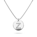 Initials Fabulous Alphabet Letter Necklace White Gold Layered Steel Jewellery - 102