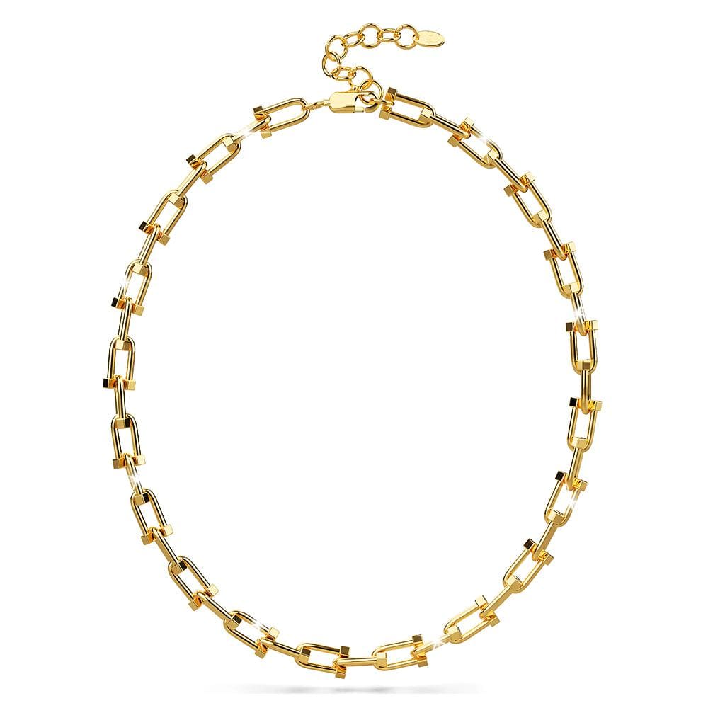 Bullion Gold Urban U-Link Hardwear Necklace in Gold - Brilliant Co