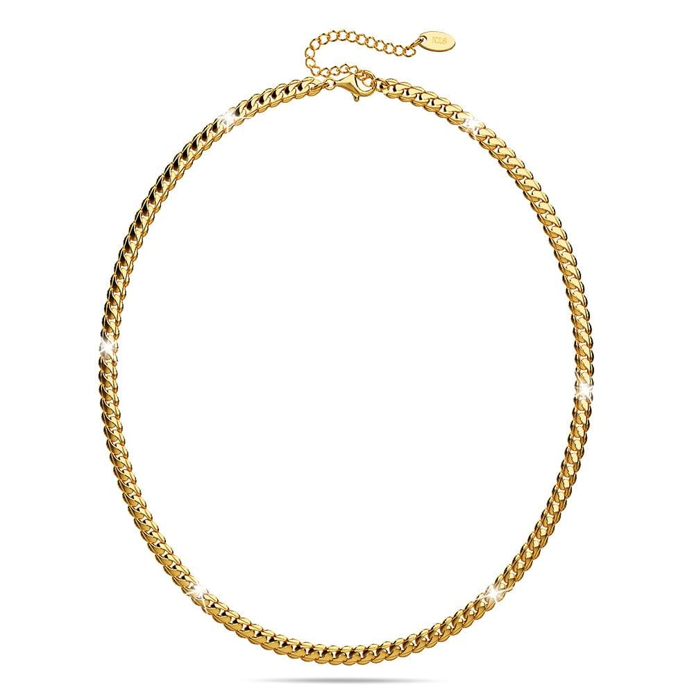 Cuban Chain Necklace in Gold - Brilliant Co