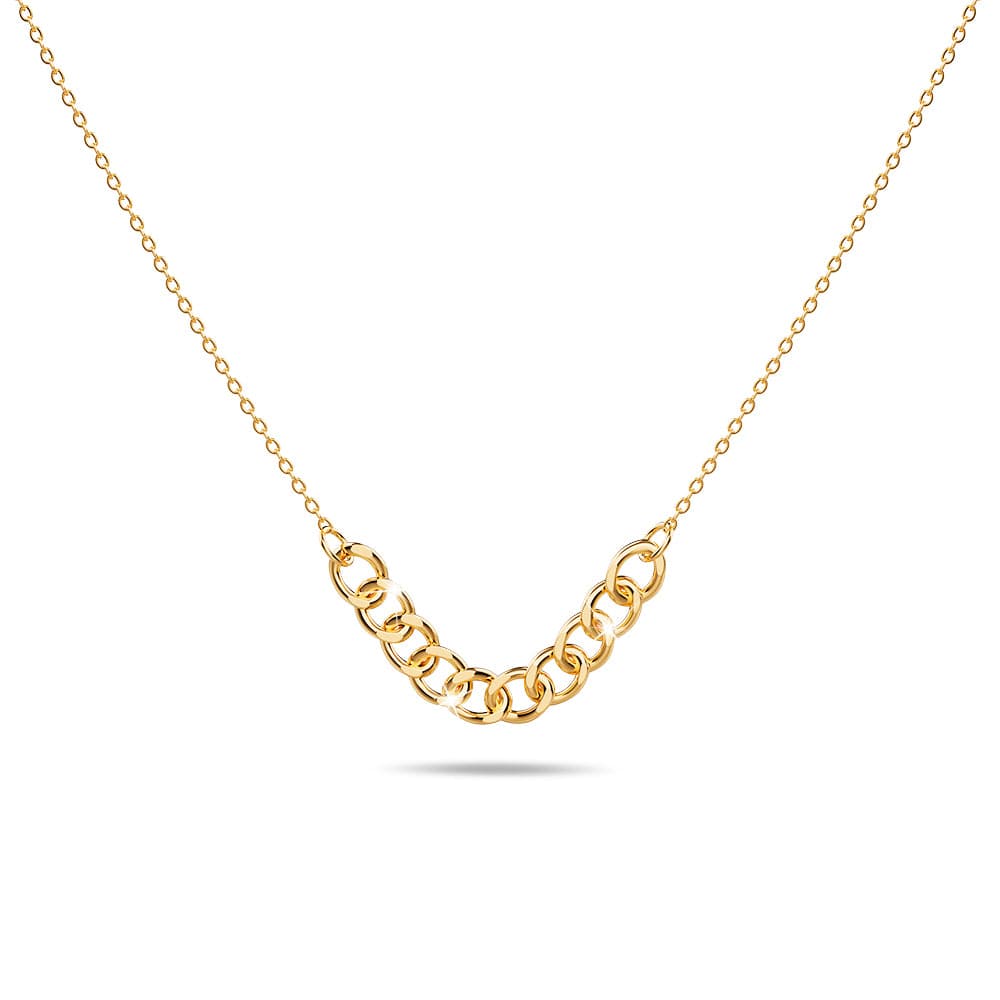 Rebel Link Necklace in Gold - Brilliant Co