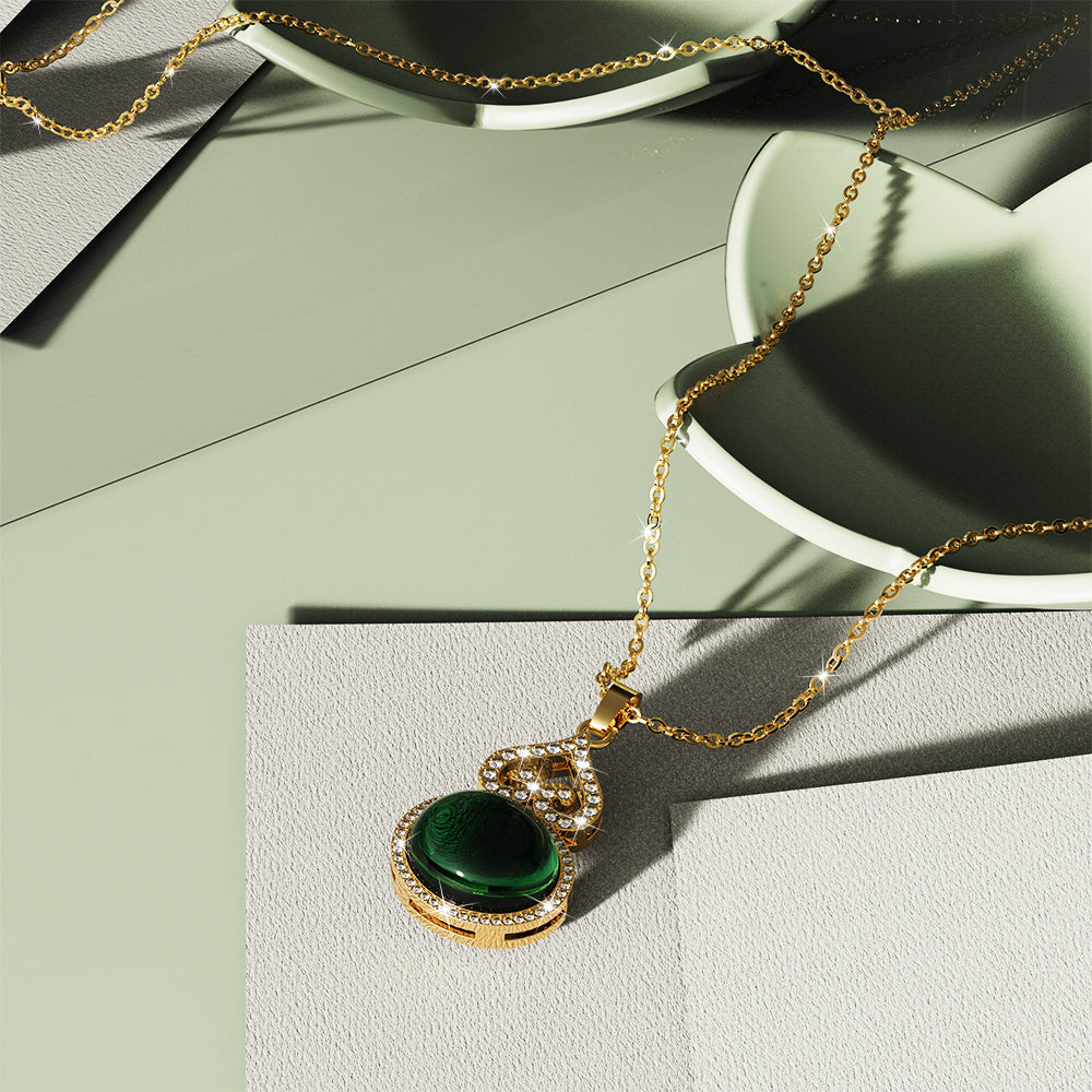 Jadial Gold Layered Stainless Steel Necklace