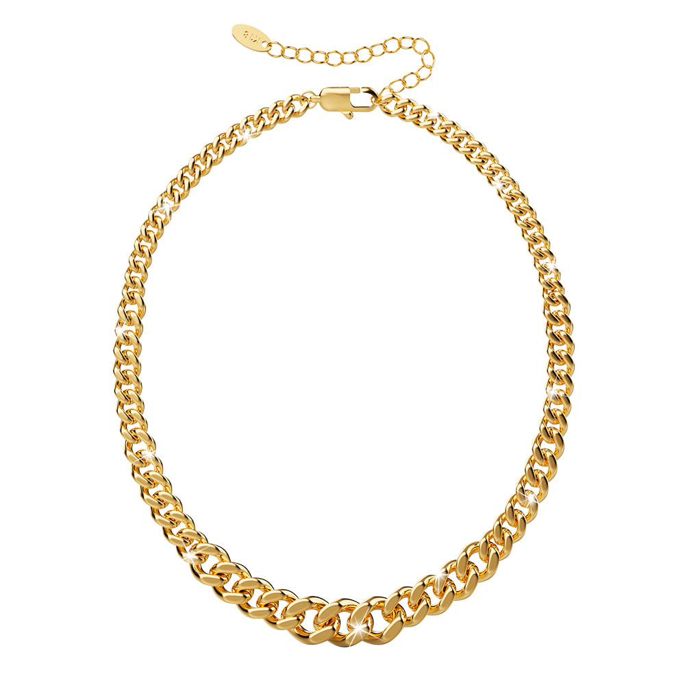 Odell Gold Cuban Chain Necklace 