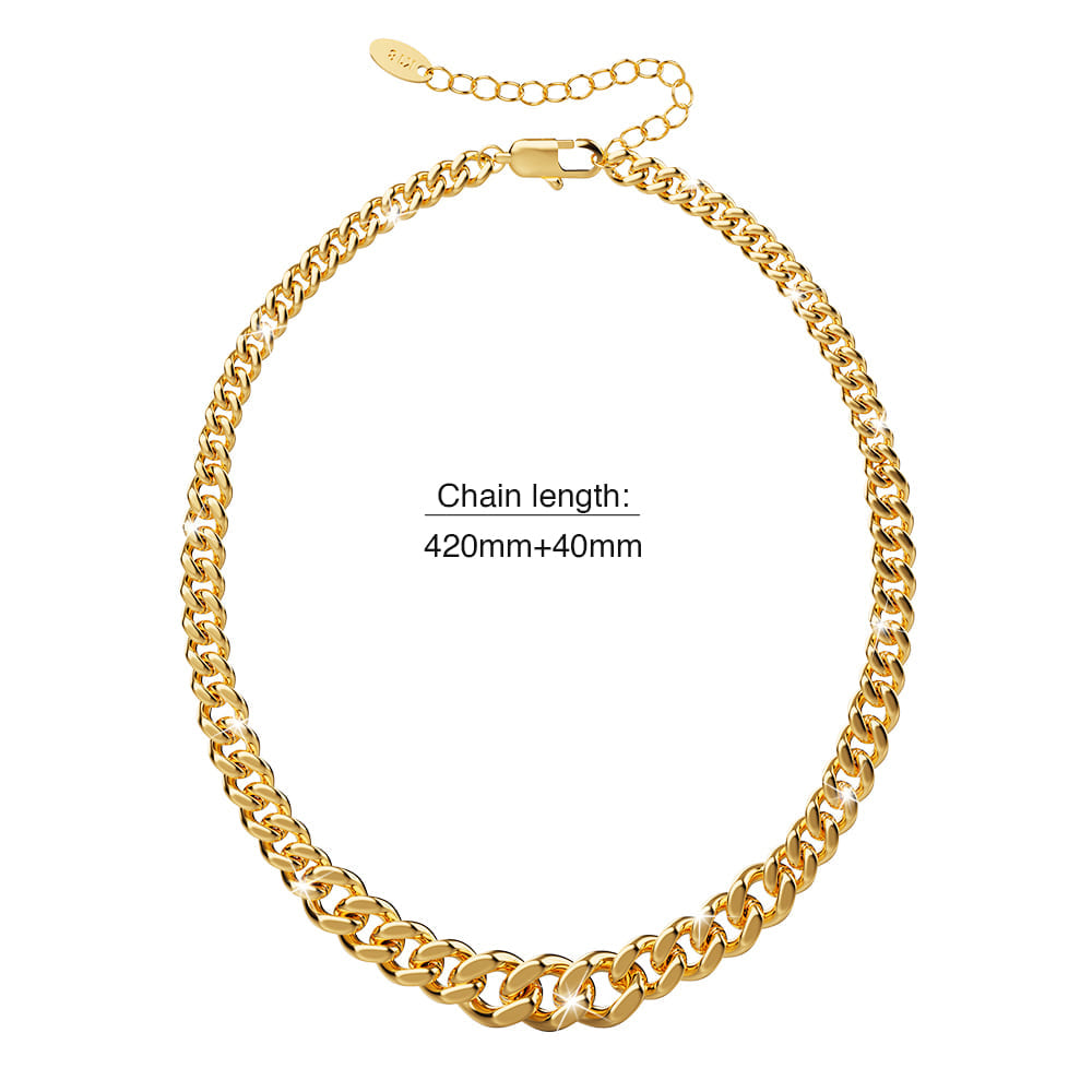 Odell Gold Cuban Chain Necklace 