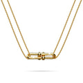 Gleaming Fusion Necklace in Gold