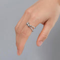 Forever Knot White Gold Ring