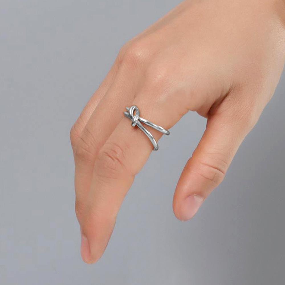 Forever Knot White Gold Ring