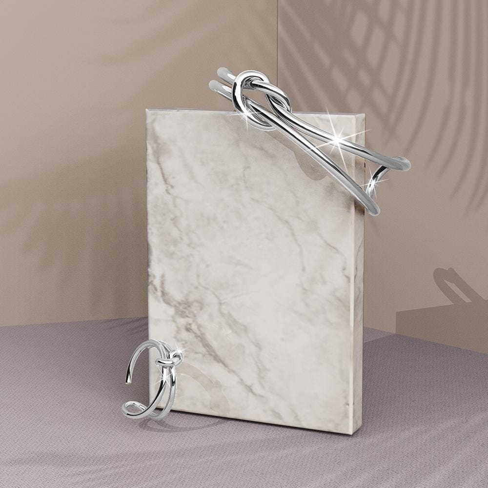 Forever Knot White Gold Ring