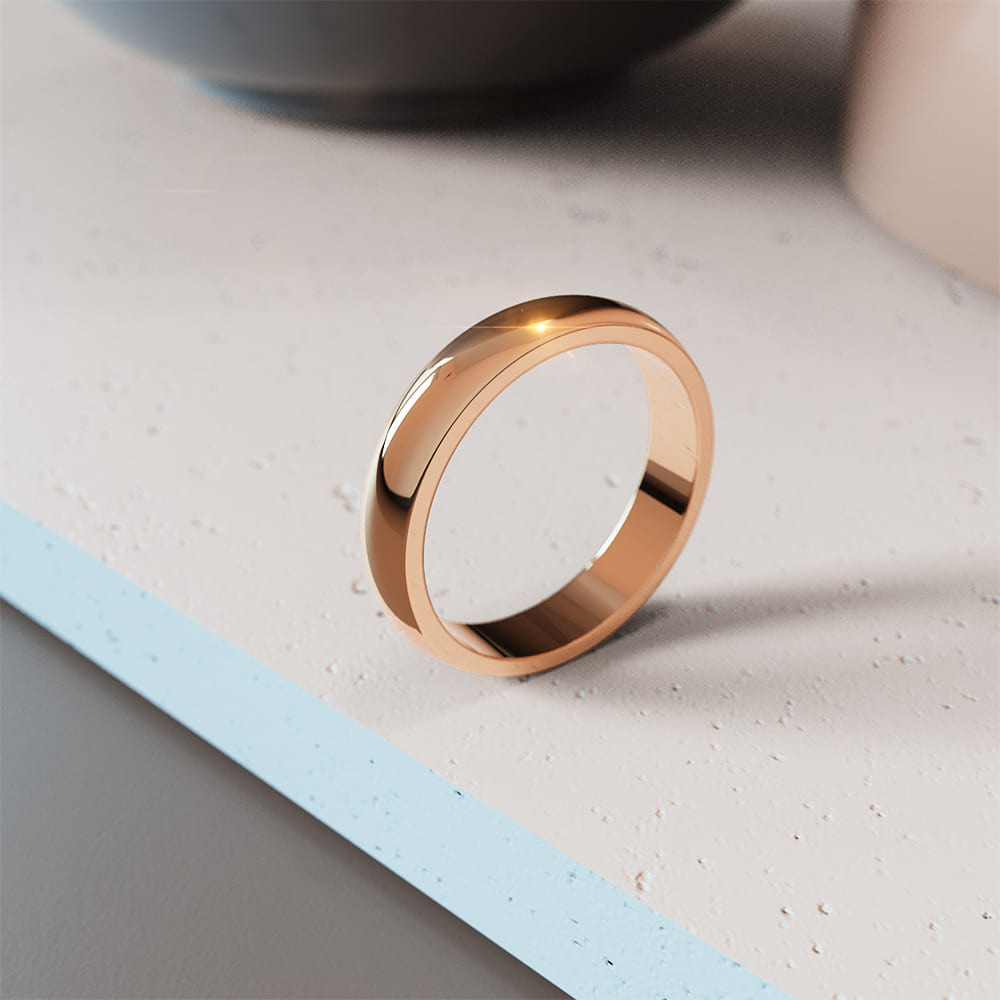 Louise Minimalist Rose Gold Ring