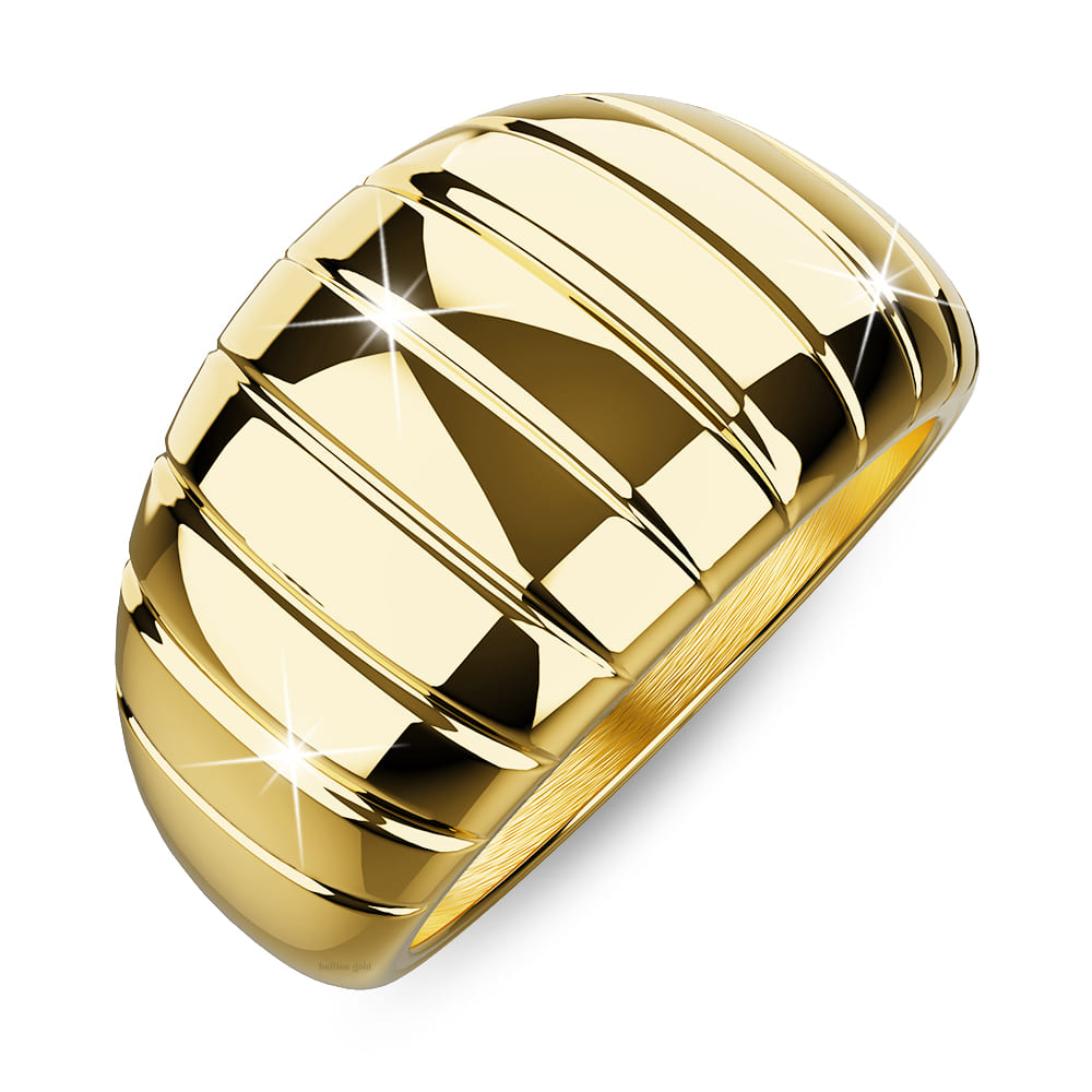 Royal Midas Gleam Ring in Gold Layered