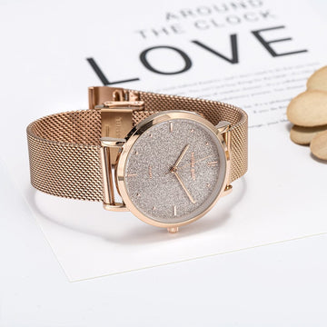 Bullion Gold Seamless Dial - Rose Gold and White - Brilliant Co