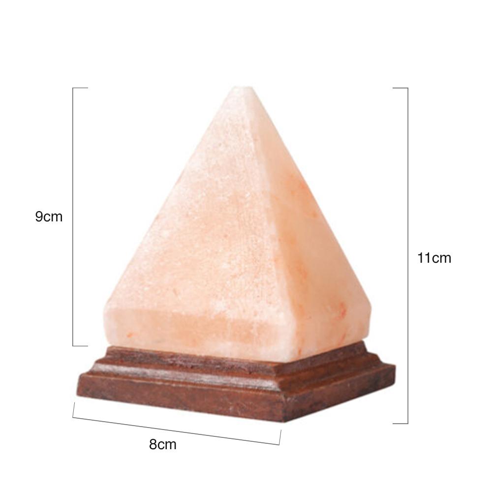 Natural Himalayan Salt Lamp USB Plug - Pyramid - Brilliant Co