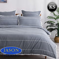 Jason Calista Cover Set Granite - King Single