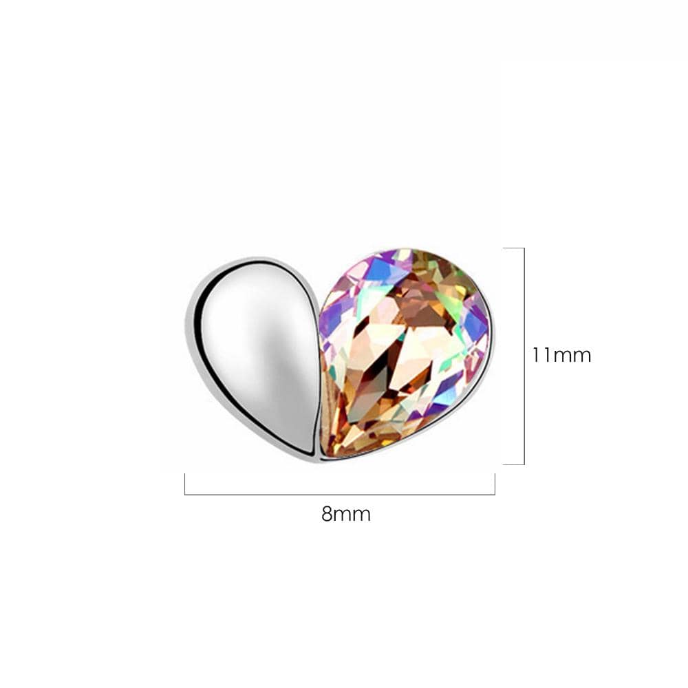 Heart 2 Heart Earrings Embellished with Swarovski¬Æ crystals