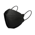 KF94 4PLY 3D Design 100PC Hygienic Single Packed Disposable Face Masks Ergonomic Fit Black - Brilliant Co