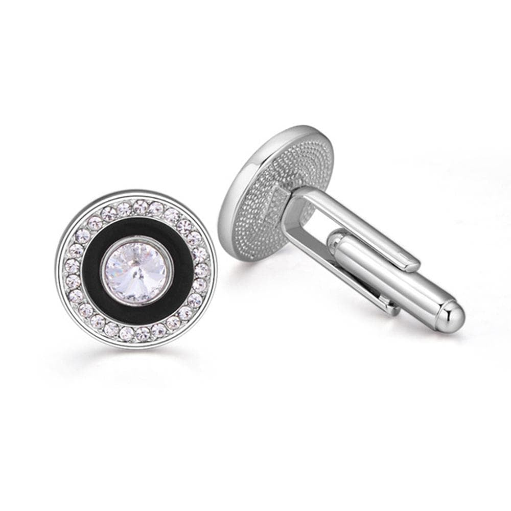 Target Practice Cuff Links Embellished with Swarovski¬Æ crystals