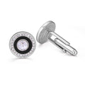Target Practice Cuff Links Embellished with Swarovski¬Æ crystals