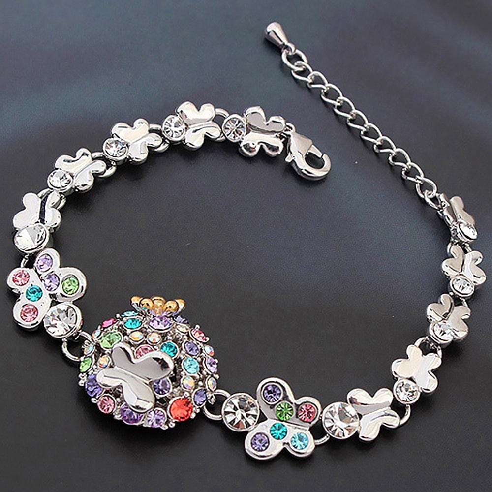 Butterfly Meadow Multicolour Bracelet Embellished with Swarovski¬¨√Ü  crystals