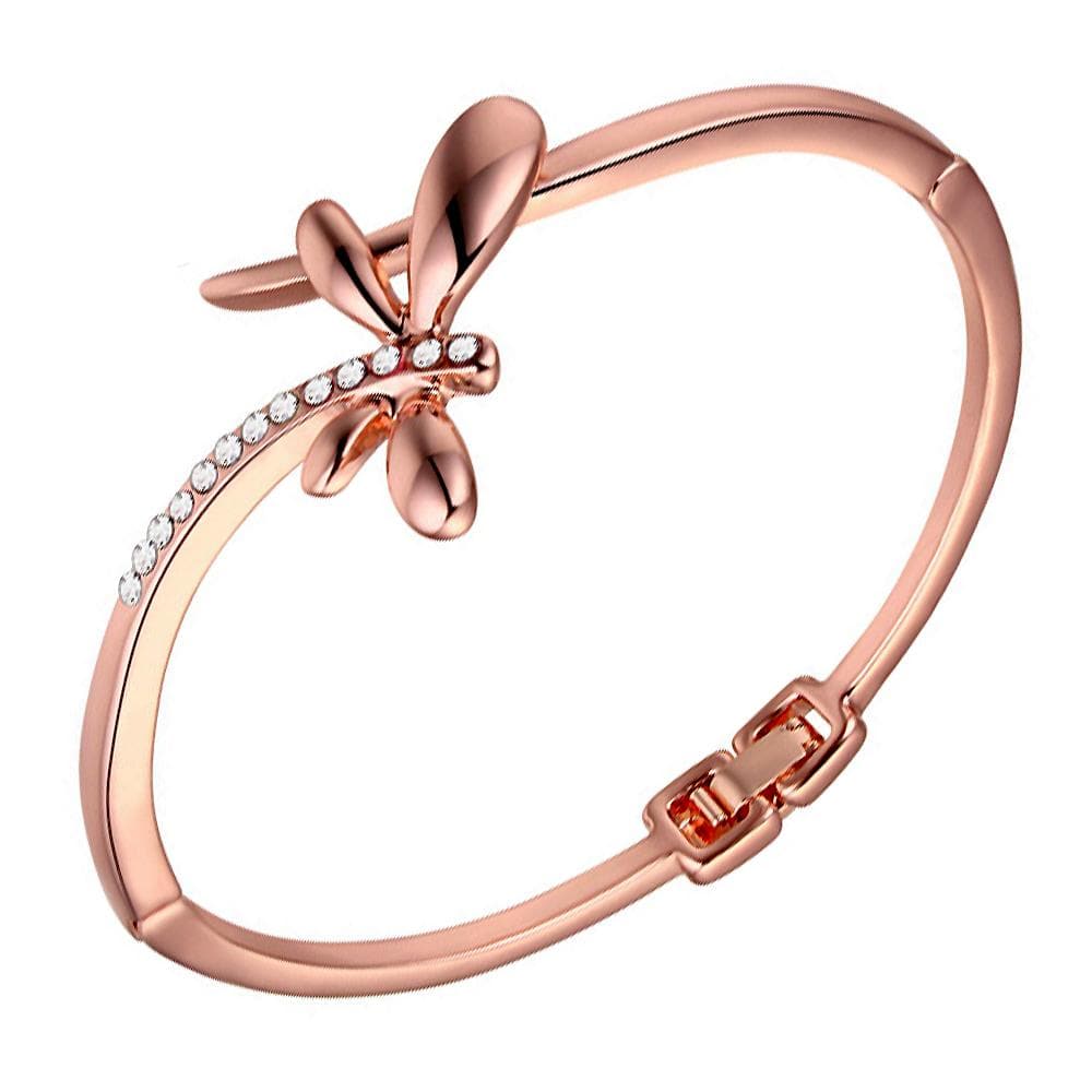 Butterfly Bangle Embellished with Swarovski® crystals