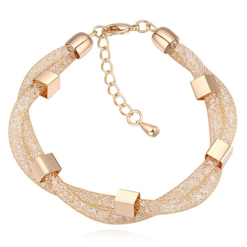 Charm Mesh Bracelet Embellished with Swarovski® crystals