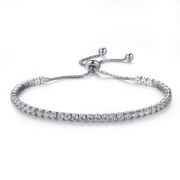 Micah Tennis Bracelet Embellished with Swarovski® crystals