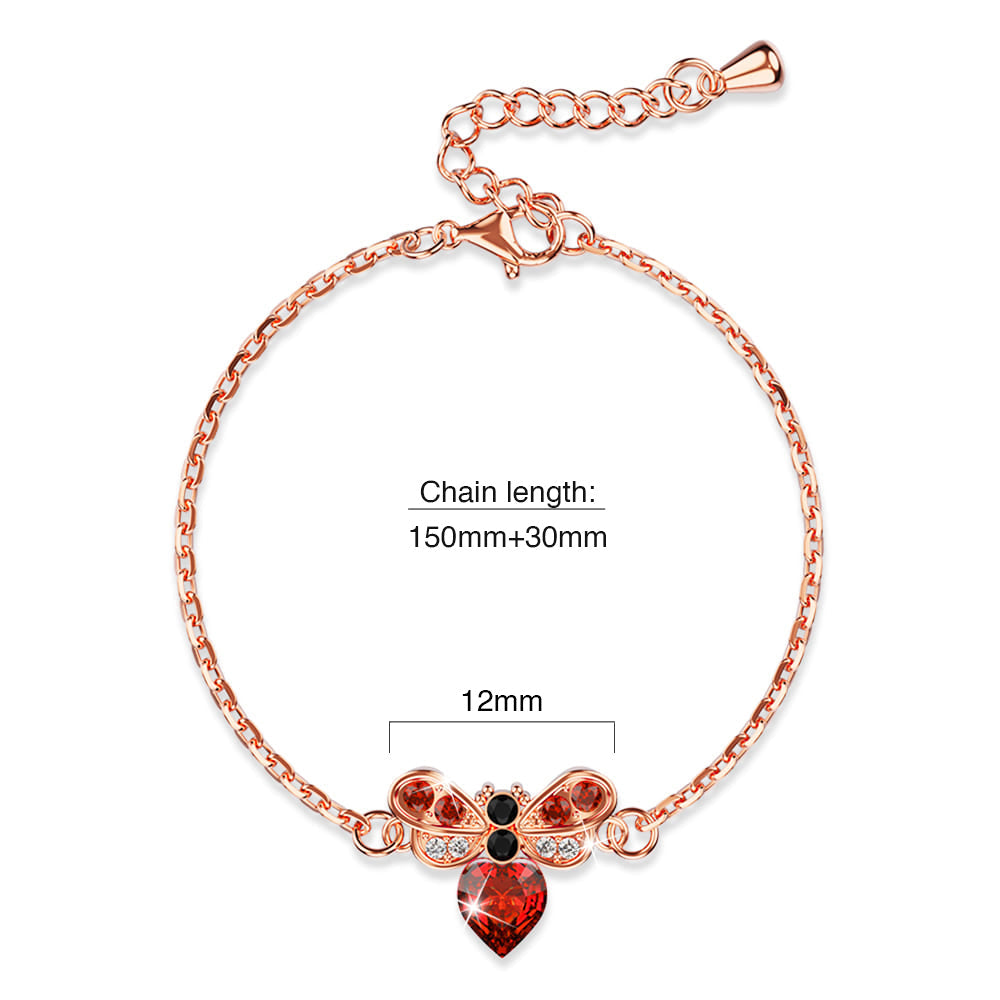 BeeCarra Bracelet Embellished with Swarovski¬¨√Ü  crystals