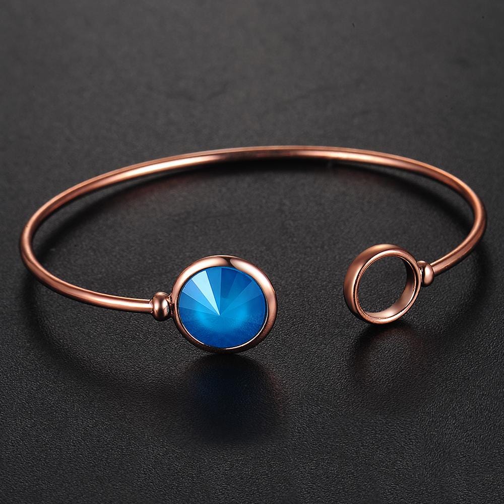 Pristine Bangle Rose Gold Embellished with Swarovski¬¨√Ü crystals