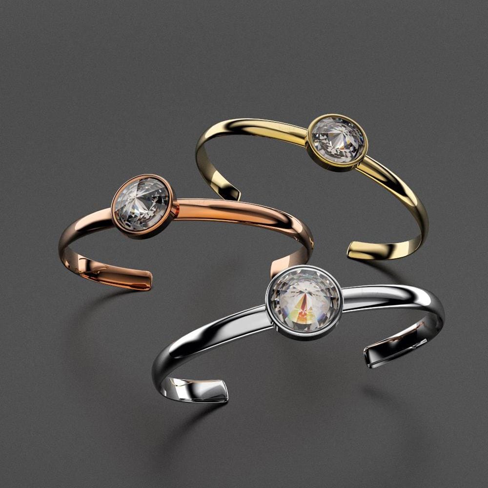 Blair Bangle Embellished with Swarovski® crystals
