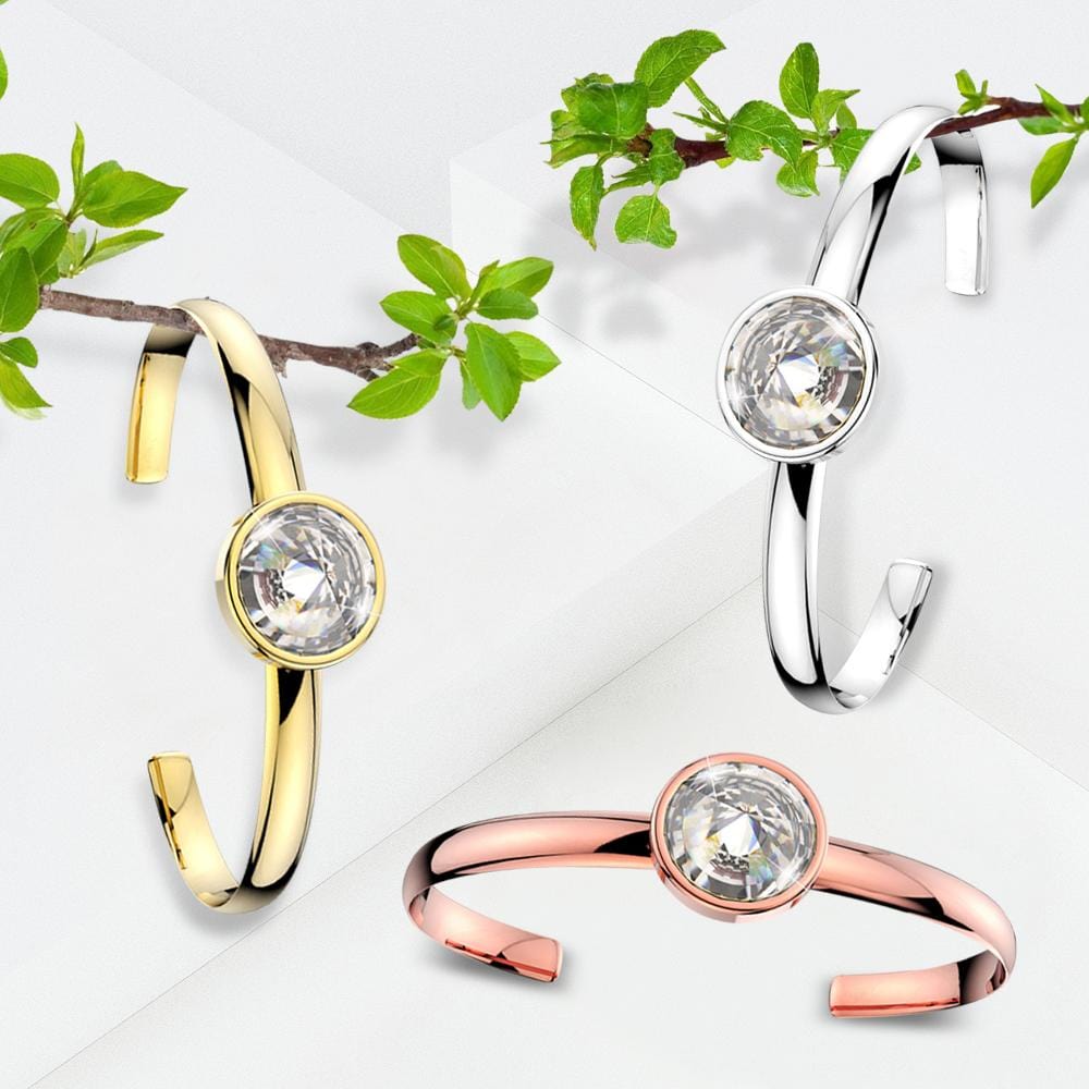 Blair Bangle Embellished with Swarovski® crystals