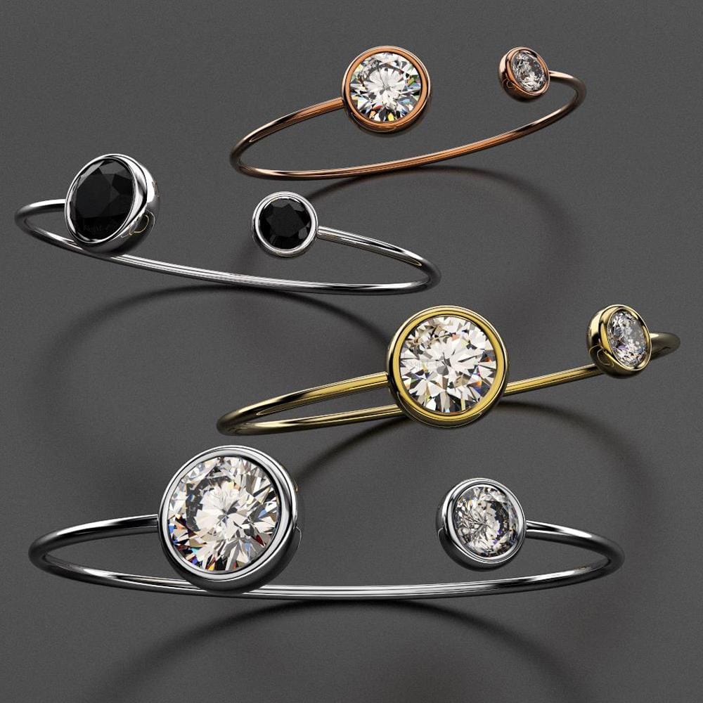 Loisa Bangle Embellished with Swarovski® crystals