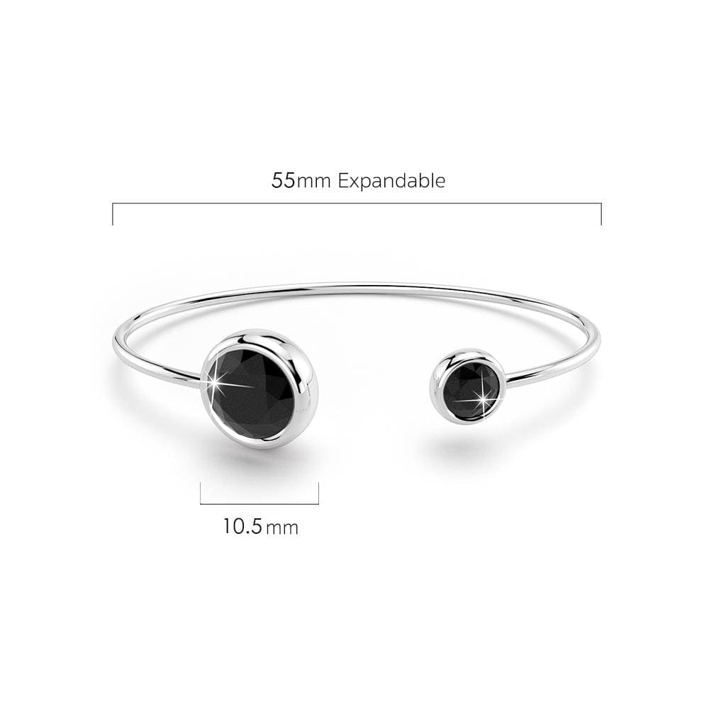 Loisa Bangle Embellished with Swarovski® crystals
