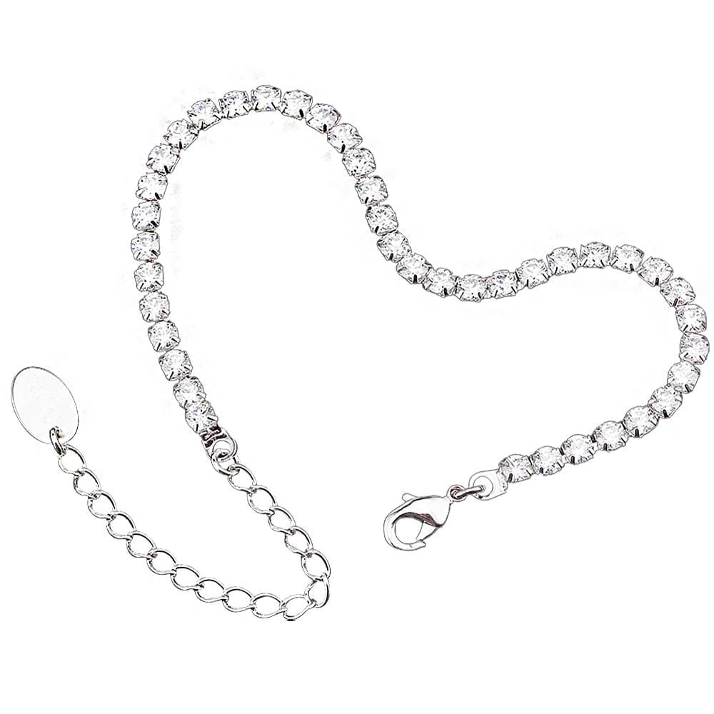 Longevity Tennis Bracelet Embellished with Swarovski® crystals