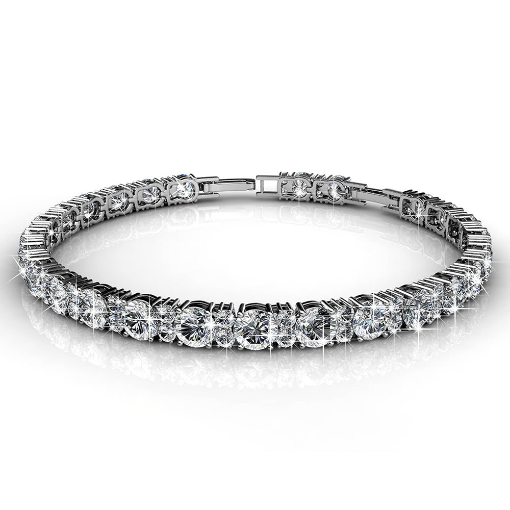 Sirius Brilliance Tennis Bracelet Embellished with Swarovski® crystals
