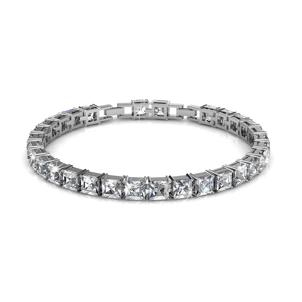 Alysa Tennis Bracelet Embellished with Swarovski® crystals