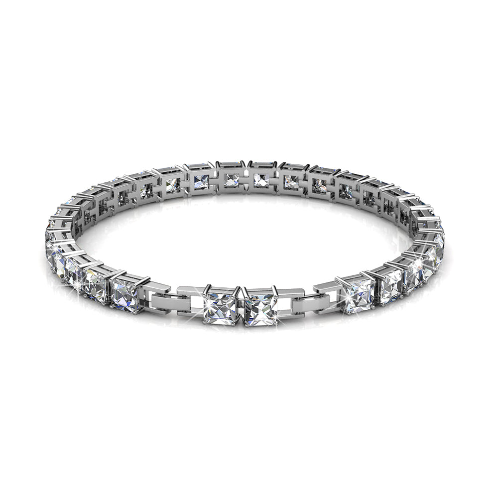Alysa Tennis Bracelet Embellished with Swarovski® crystals